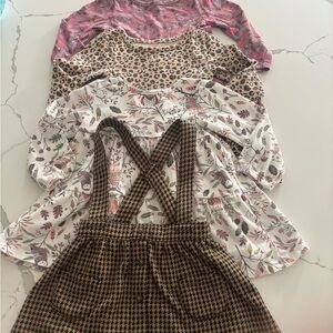 Cat & Jack Kids Dresses Casual Set - Pink, Leopard, Floral, Brown